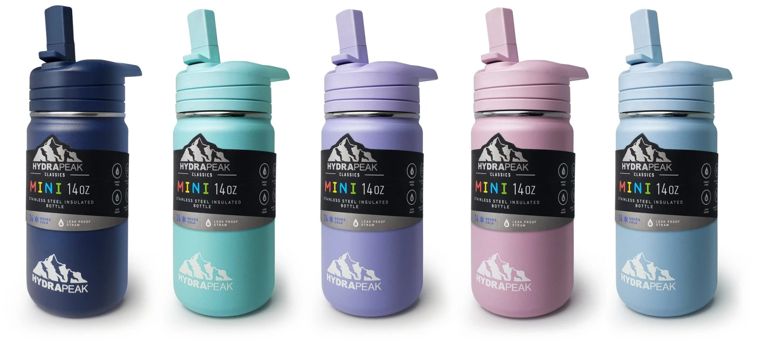 Mini 14oz Bottle - Pink Bottles 9 Mini 14oz Bottle - Pink Bottles