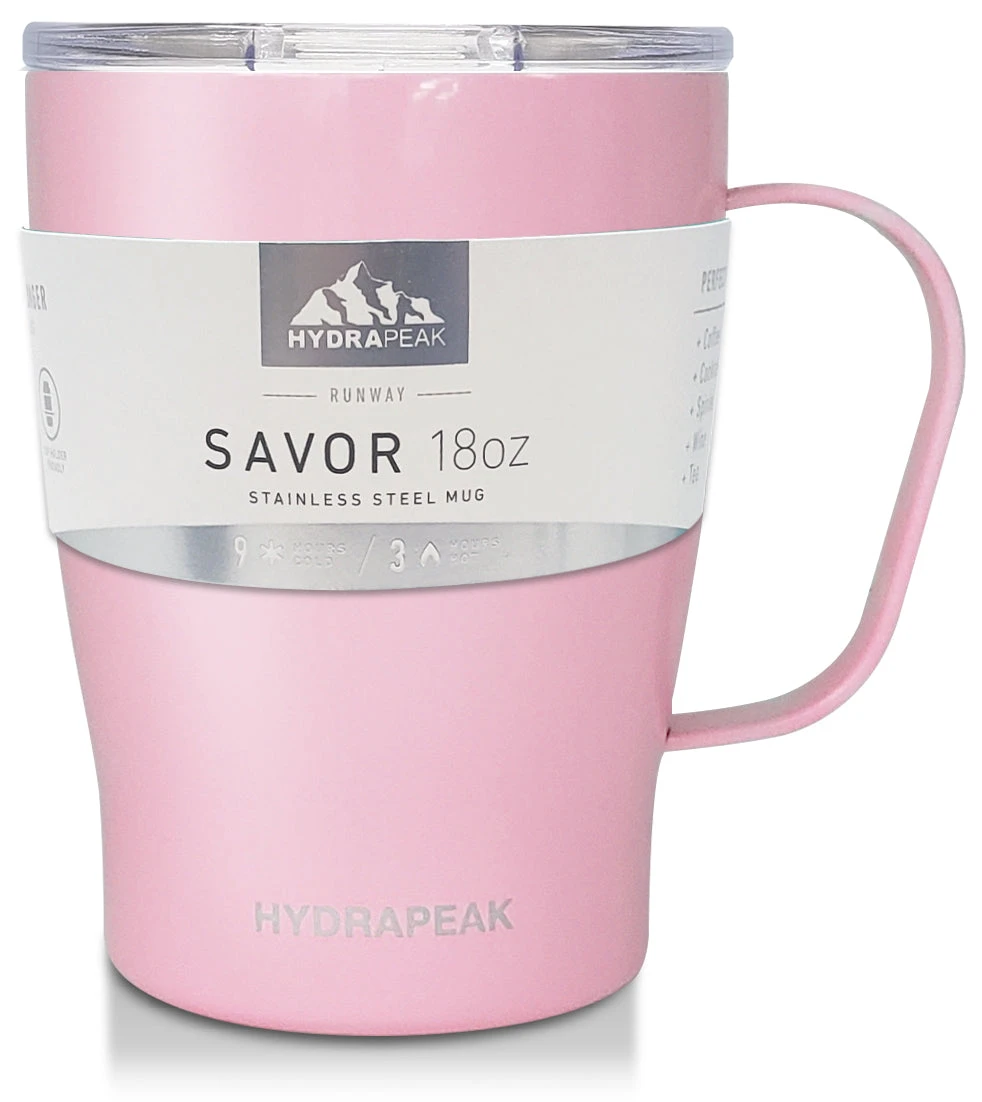 SAVOR SERIES 18oz Savor Mug - Pink 4 SAVOR SERIES 18oz Savor Mug - Pink