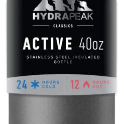 40oz - Wide Mouth - Graphite Bottles