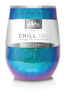 Savor Series 12oz Wine Tumbler - Hammered Rainbow 3 Savor Series 12oz Wine Tumbler - Hammered Rainbow